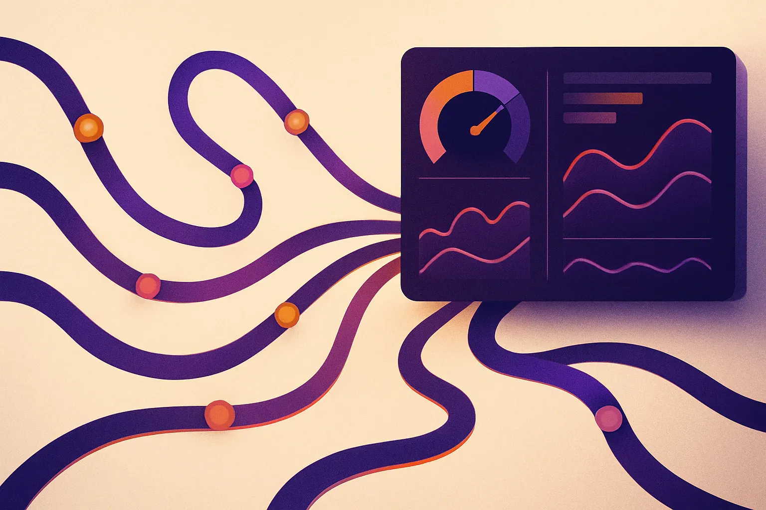 Illustration éditoriale — tracking UTM et analytics