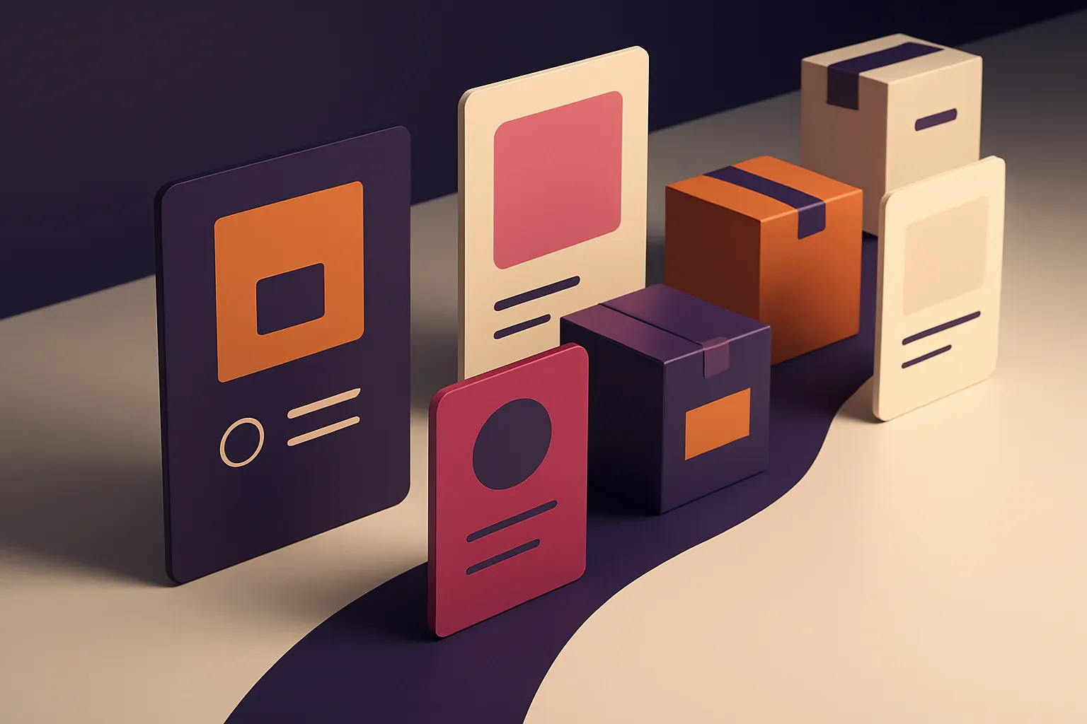 Illustration éditoriale — Google Merchant Center et flux produit