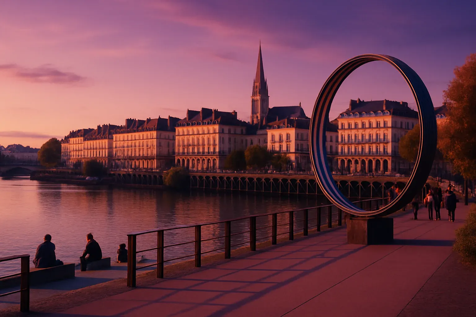 Illustration éditoriale — Facebook Ads à Nantes
