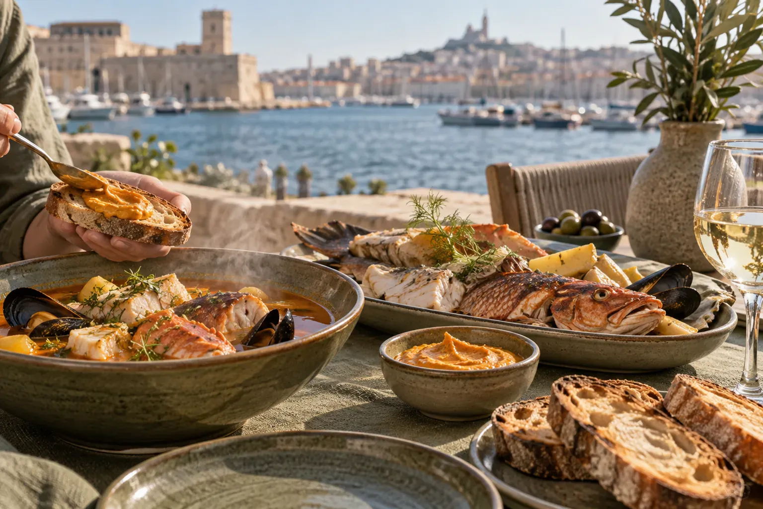 Comment manger une bouillabaisse : le rituel du service marseillais expliqué pas à pas…