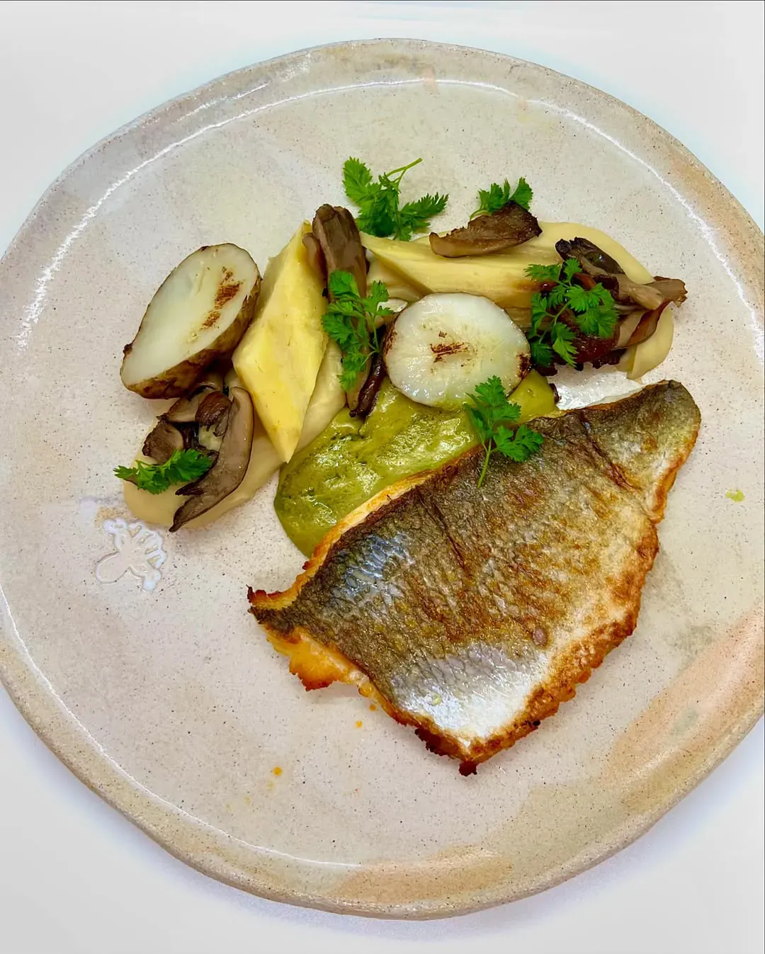 Plat de cuisine provençale fait maison au restaurant Au Bout Du Quai à Marseille
