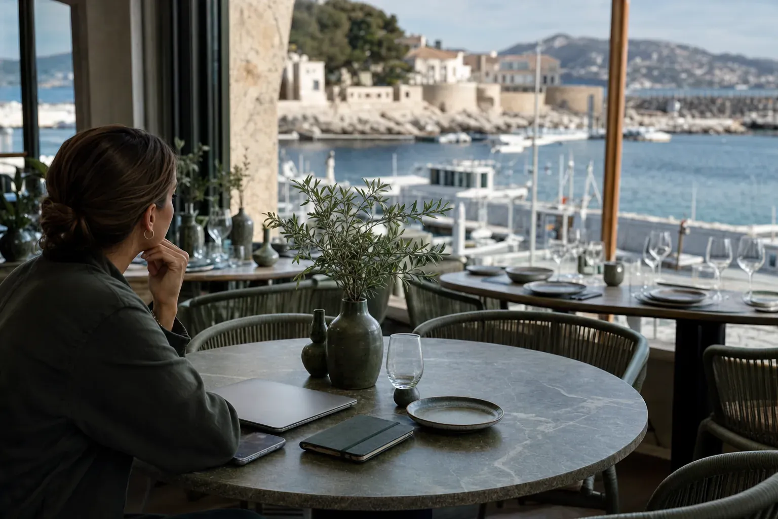 Illustration éditoriale : privatiser un restaurant à Marseille, budget, capacité et délais