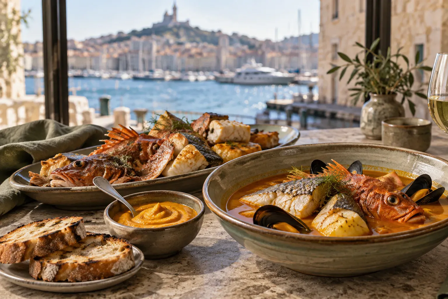 Illustration of the seven criteria of the Marseille bouillabaisse charter