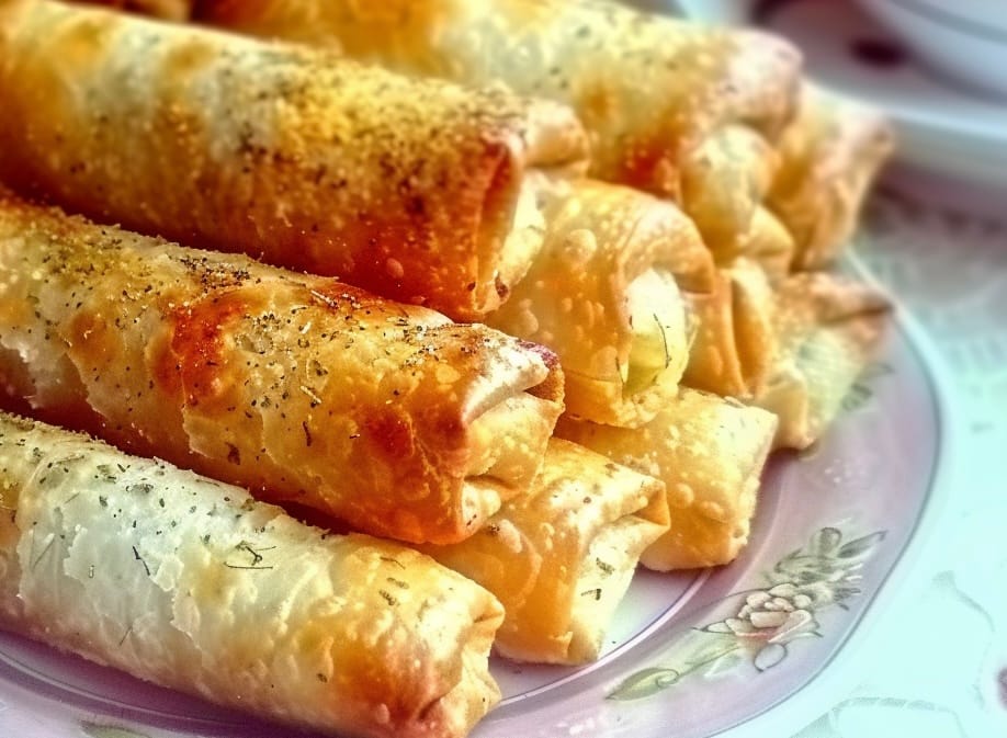 Rakakate, Feuilleté au fromage., fait maison au Cèdre, restaurant libanais à Nantes