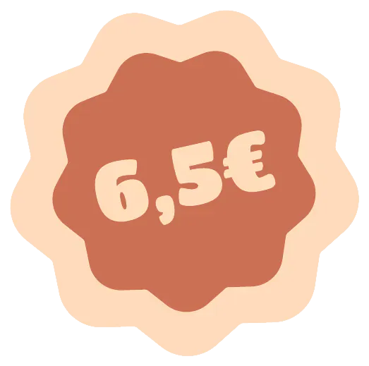 à partir de 6,50 €