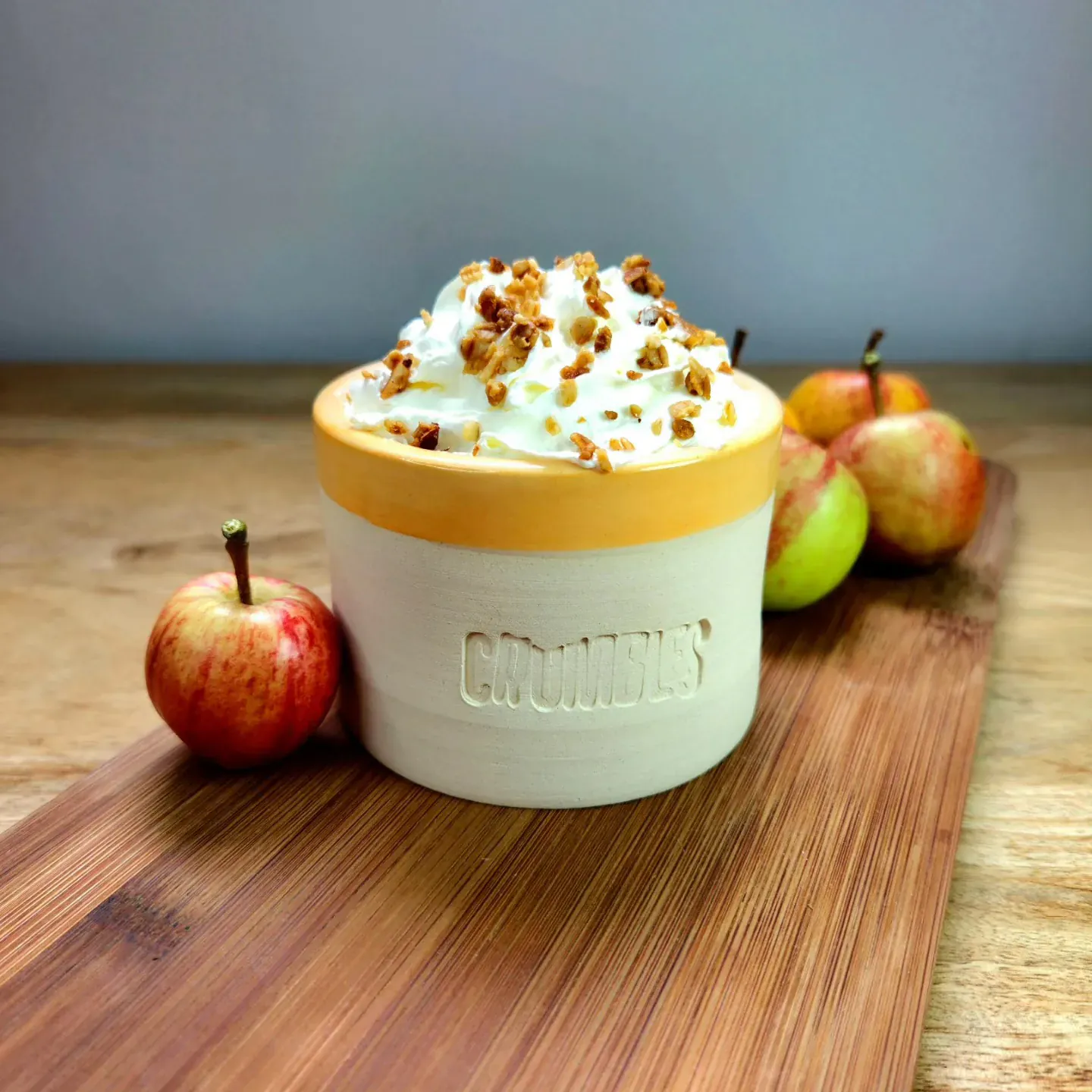 Crumble pomme-cannelle
