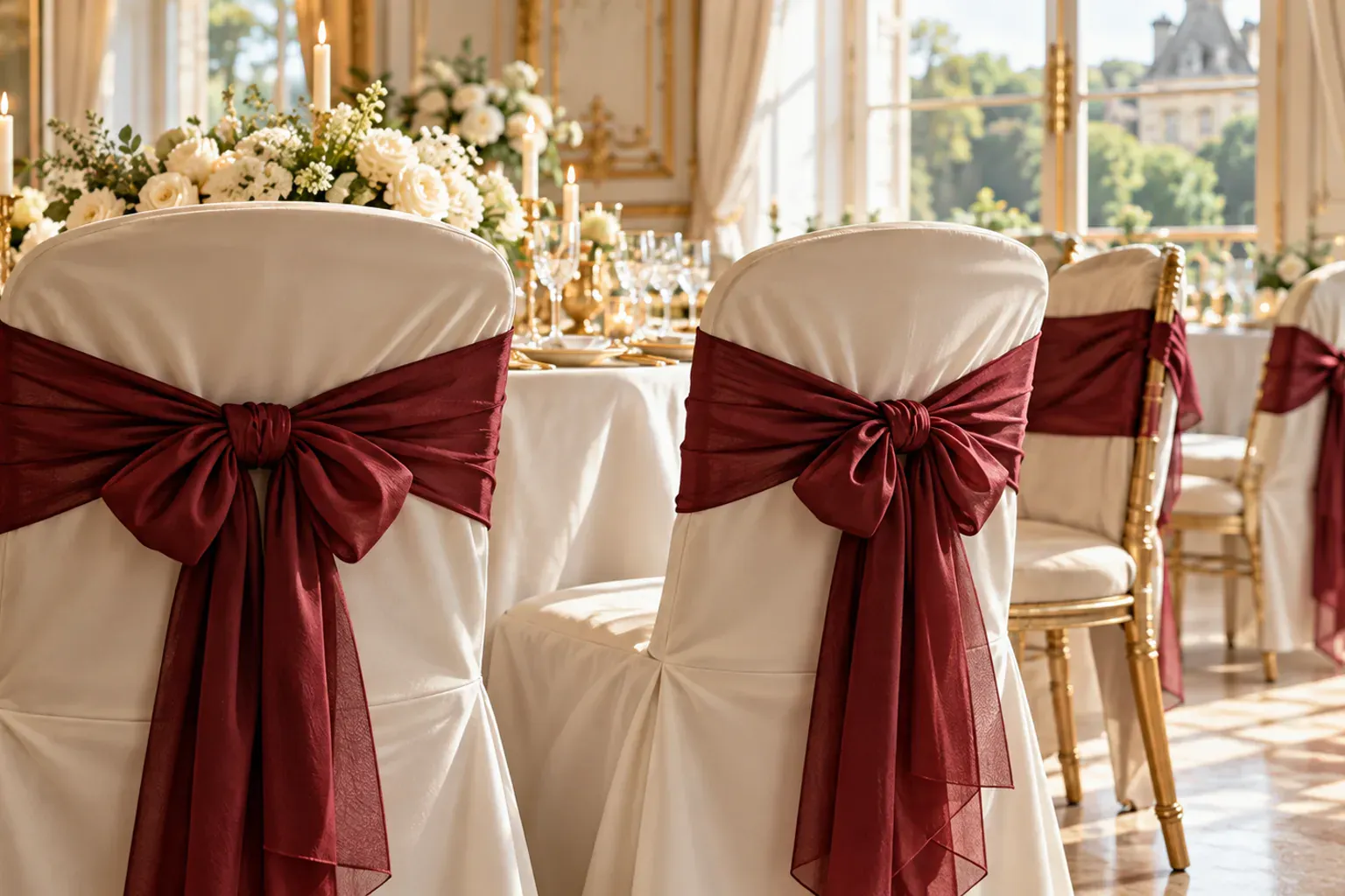 comment habiller des chaises pour un mariage : housses, nœuds, drapés et alternatives