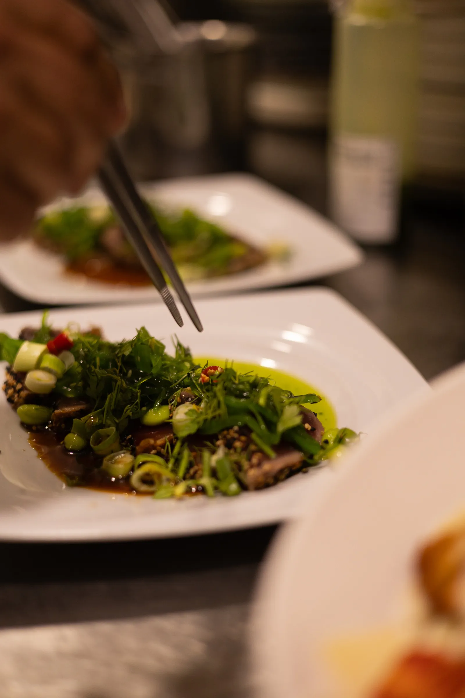 Dressage à la pince, cuisine faite maison
