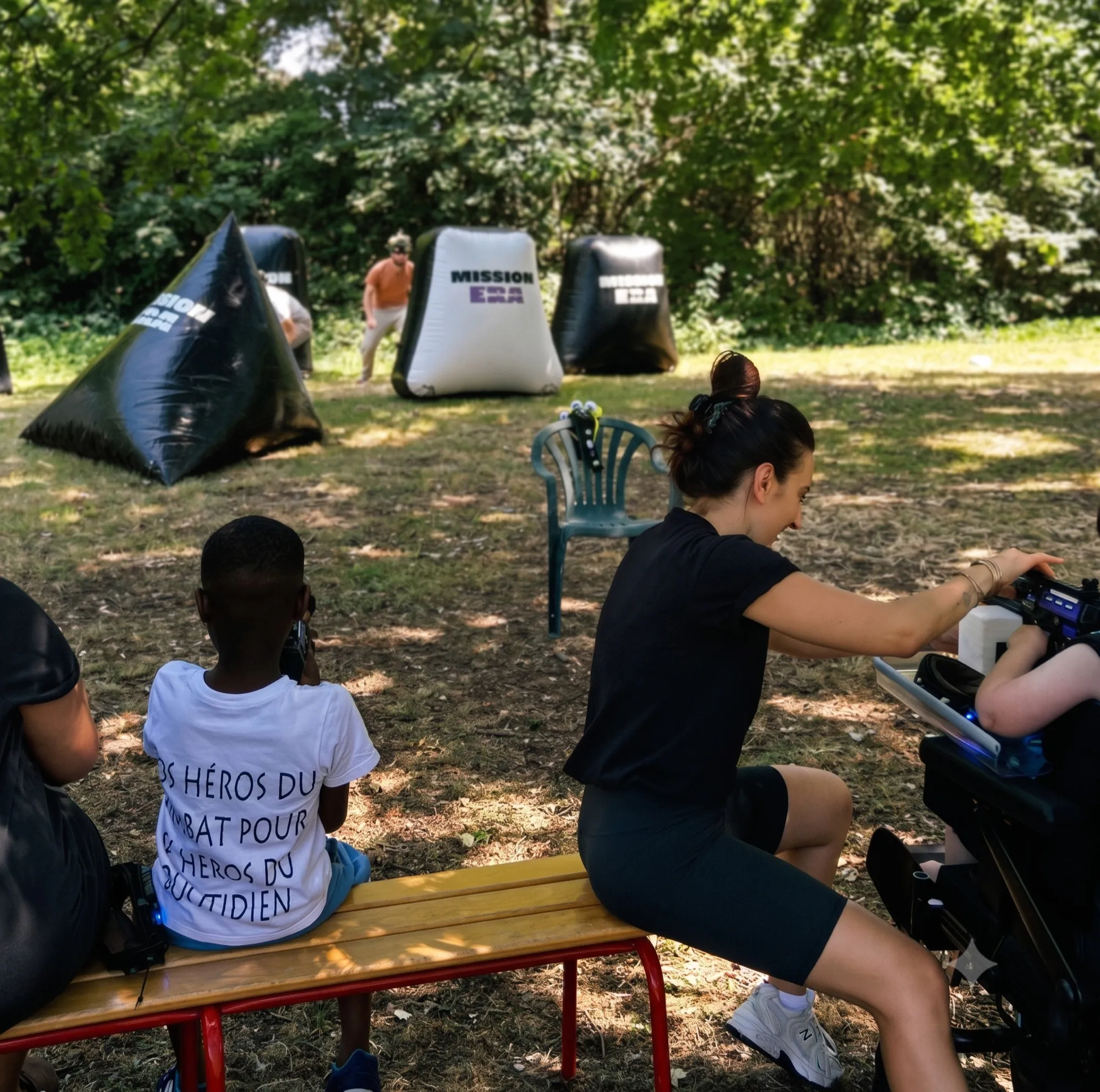 Enfants hospitalisés en Krun Game adapté et inclusif à l'Hôpital Saint-Maurice avec l'association L'ENVOL — photo 2
