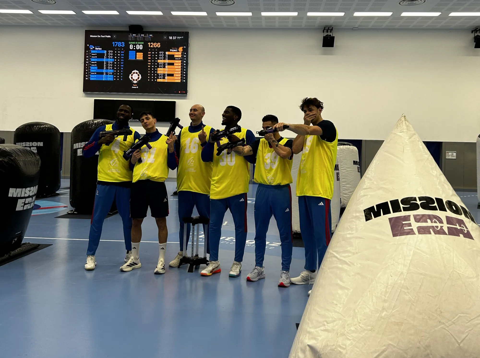 Équipe de France de handball en session de cohésion Krun Game, Mission Era