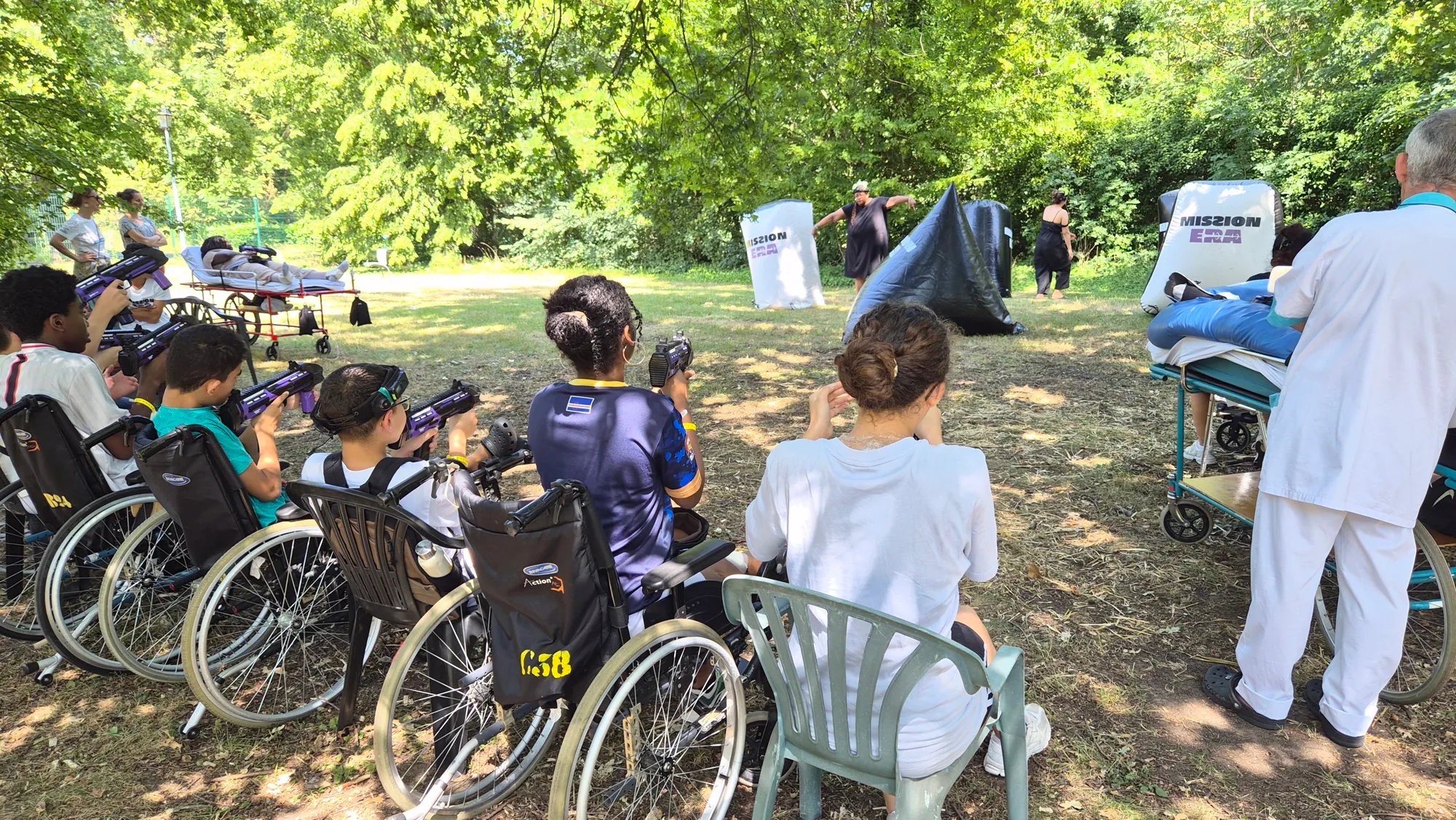 Enfants hospitalisés en Krun Game adapté et inclusif à l'Hôpital Saint-Maurice avec l'association L'ENVOL — photo 5