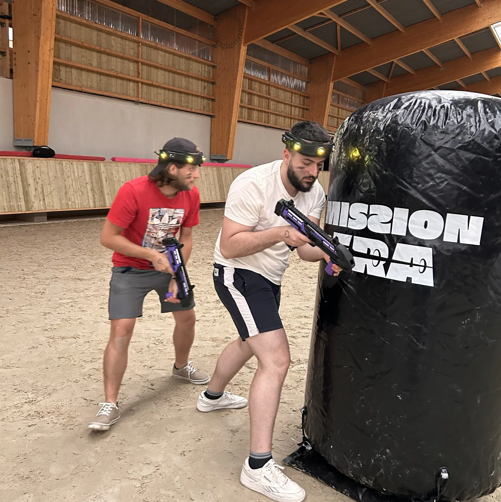 Adhérents en tournoi Krun Game sur sable dans un centre équestre, Mission Era — photo 5