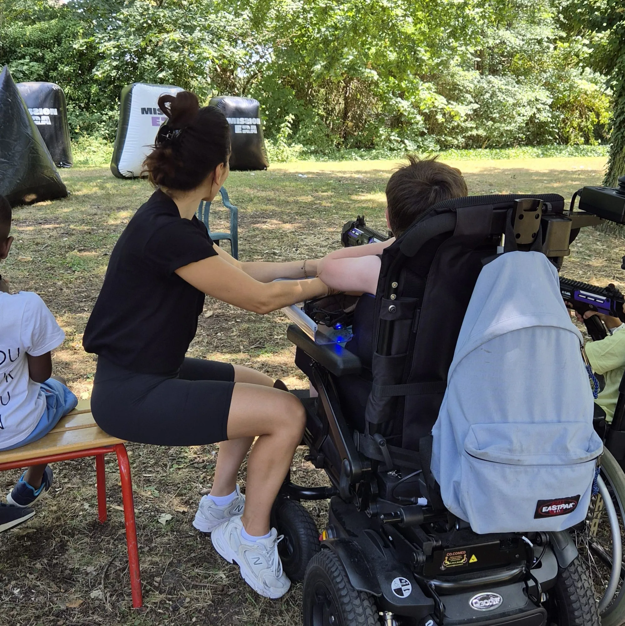 Enfants hospitalisés en Krun Game adapté et inclusif à l'Hôpital Saint-Maurice avec l'association L'ENVOL — photo 4