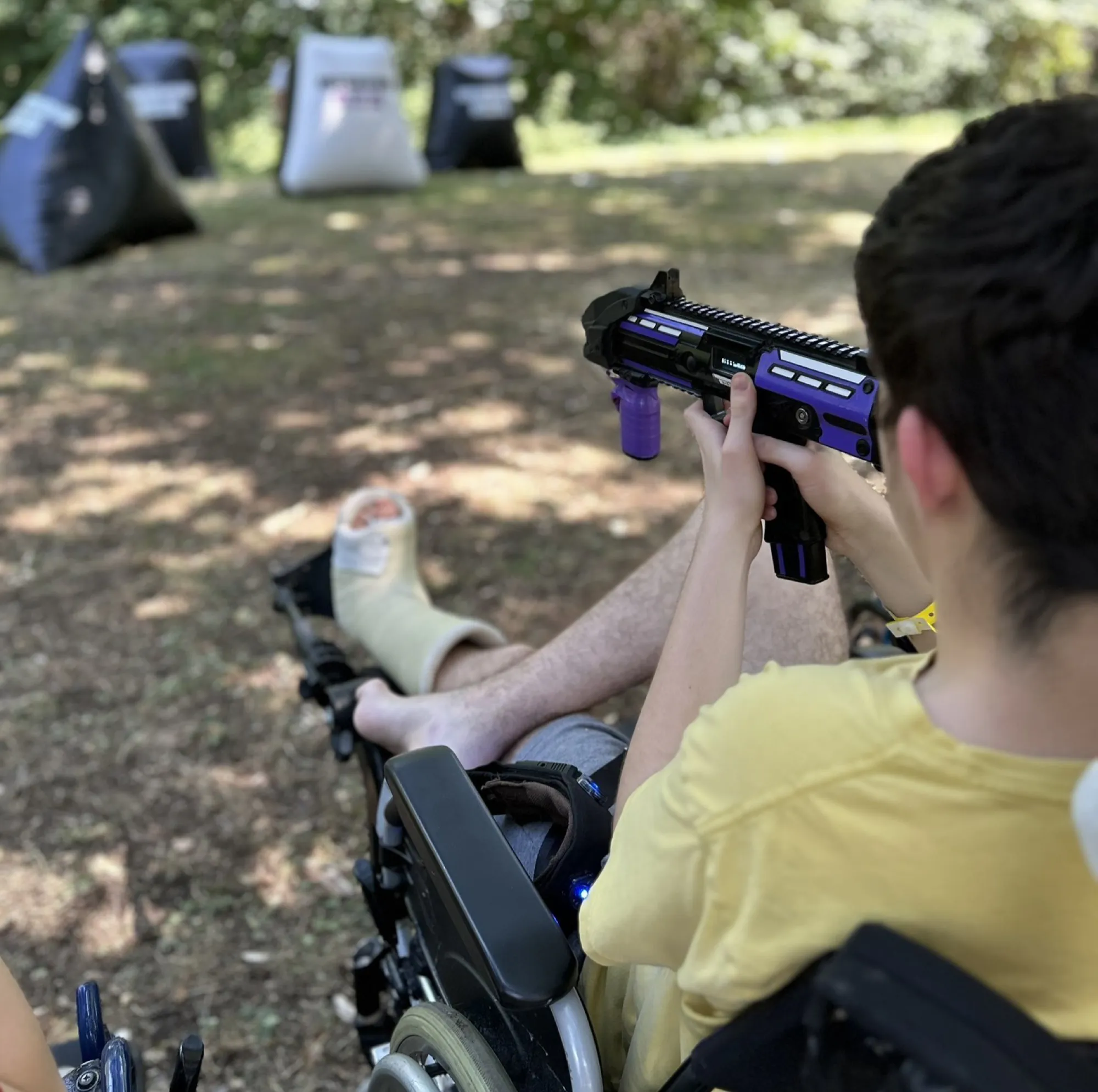 Enfants hospitalisés en Krun Game adapté et inclusif à l'Hôpital Saint-Maurice avec l'association L'ENVOL — photo 3