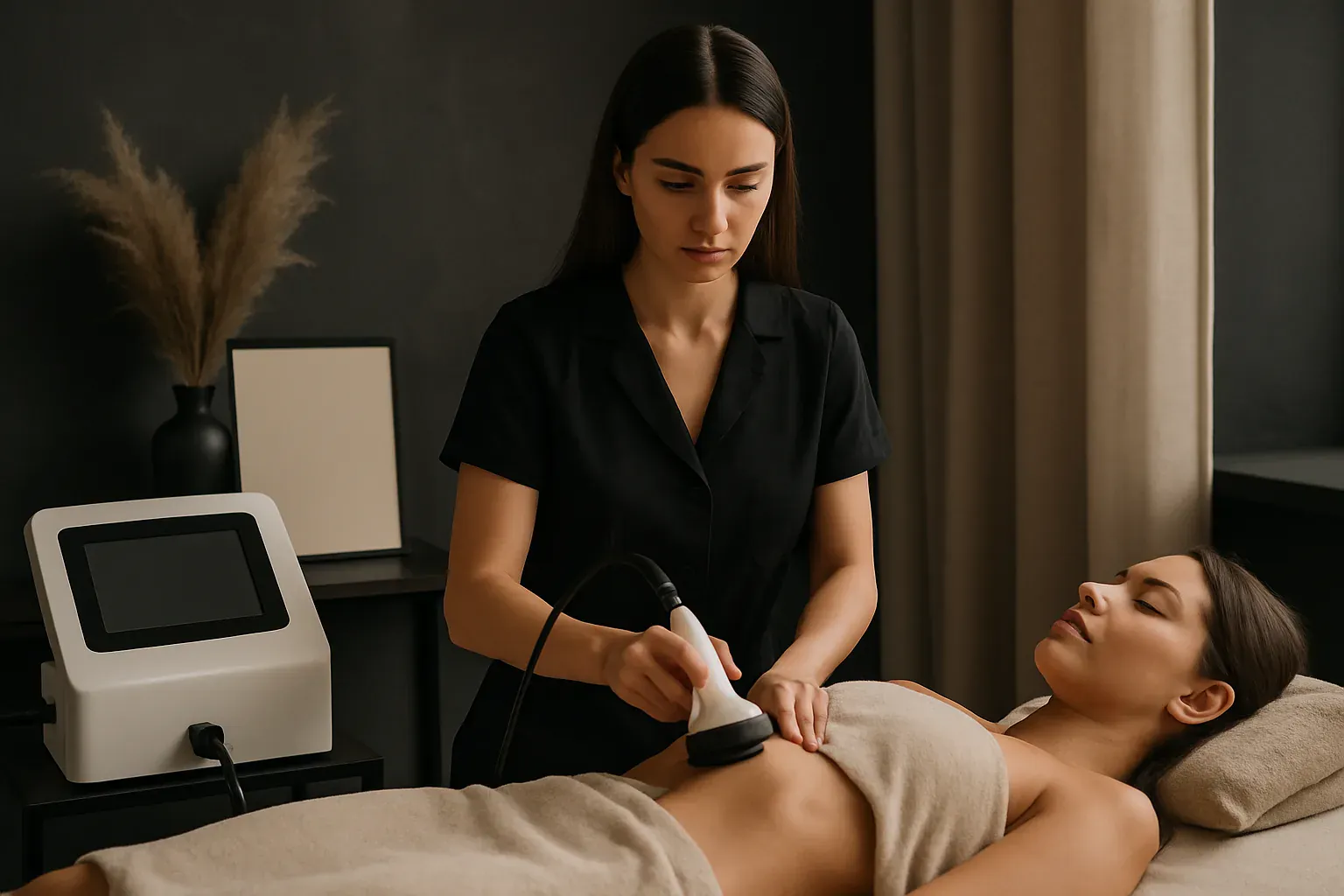 Illustration du déroulé d'une cure de lipocavitation séance après séance