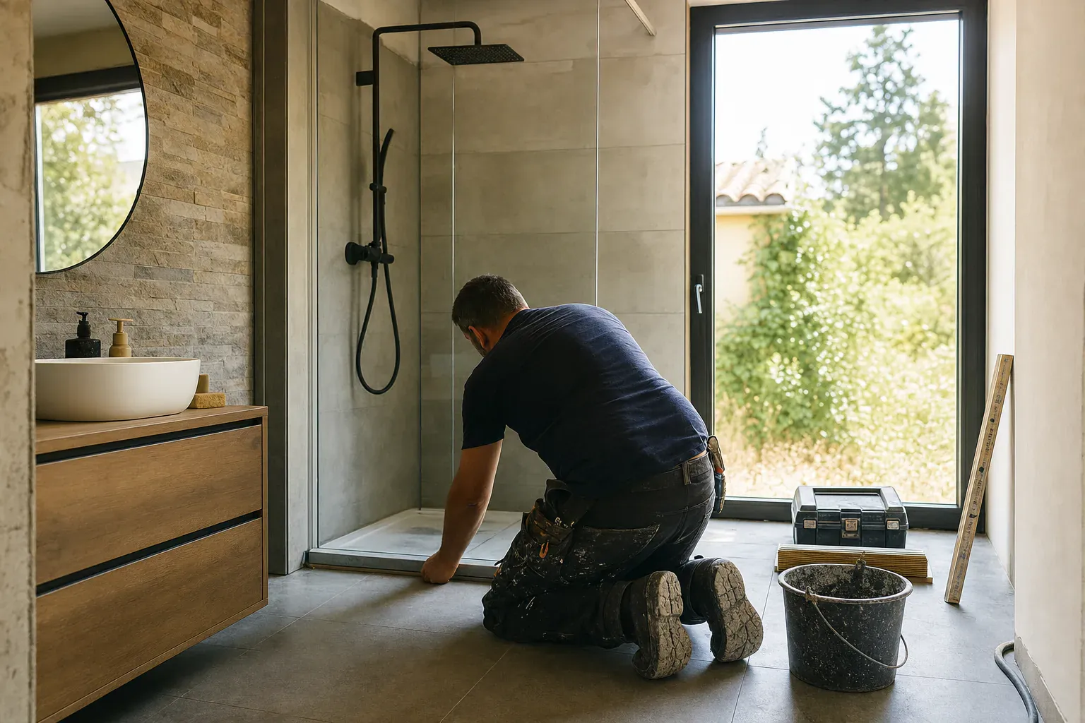 Rénovation de salle de bain dans l'Hérault : le déroulé des travaux étape par étape