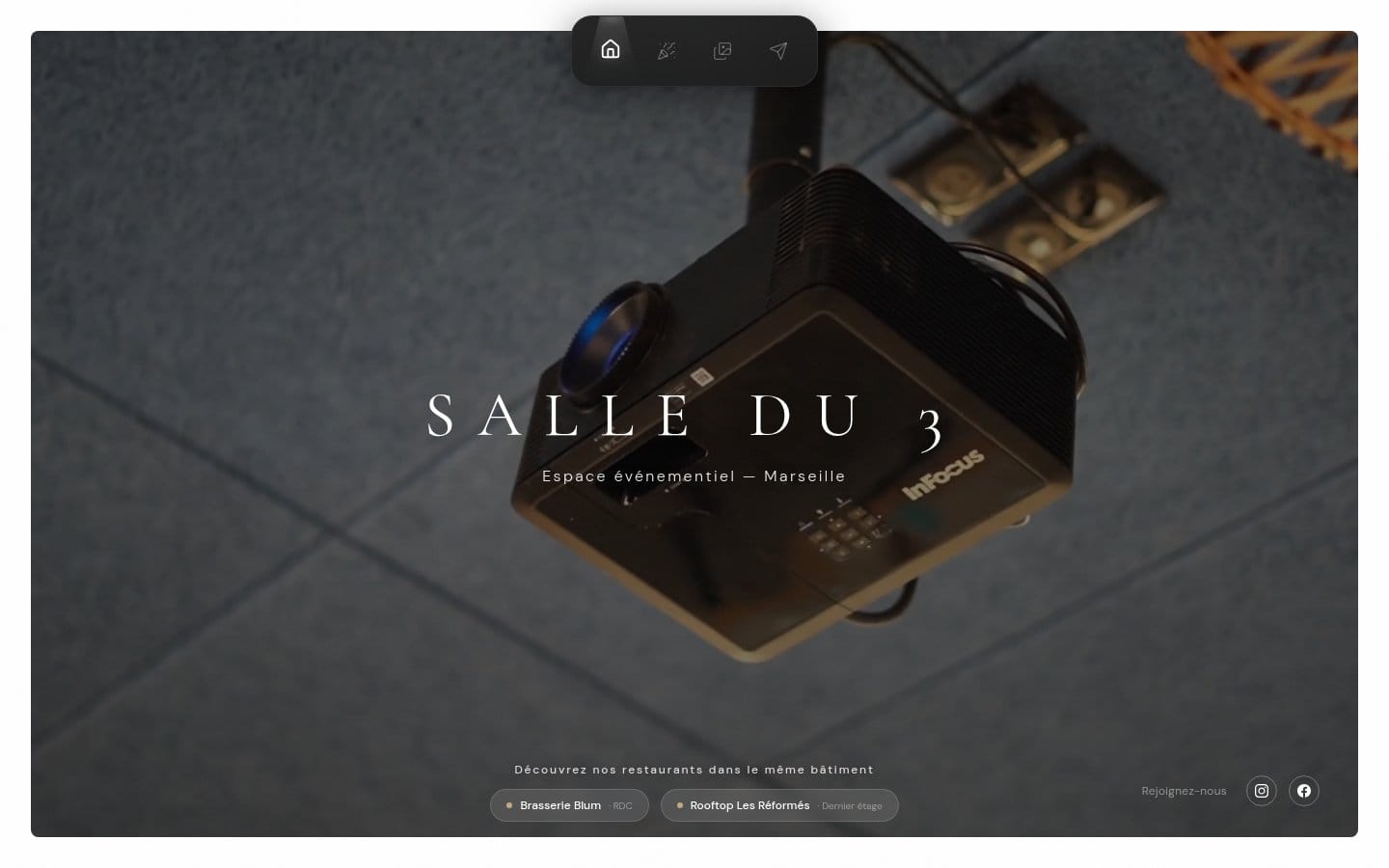 Site de La Salle du 3, réalisation Digiflow