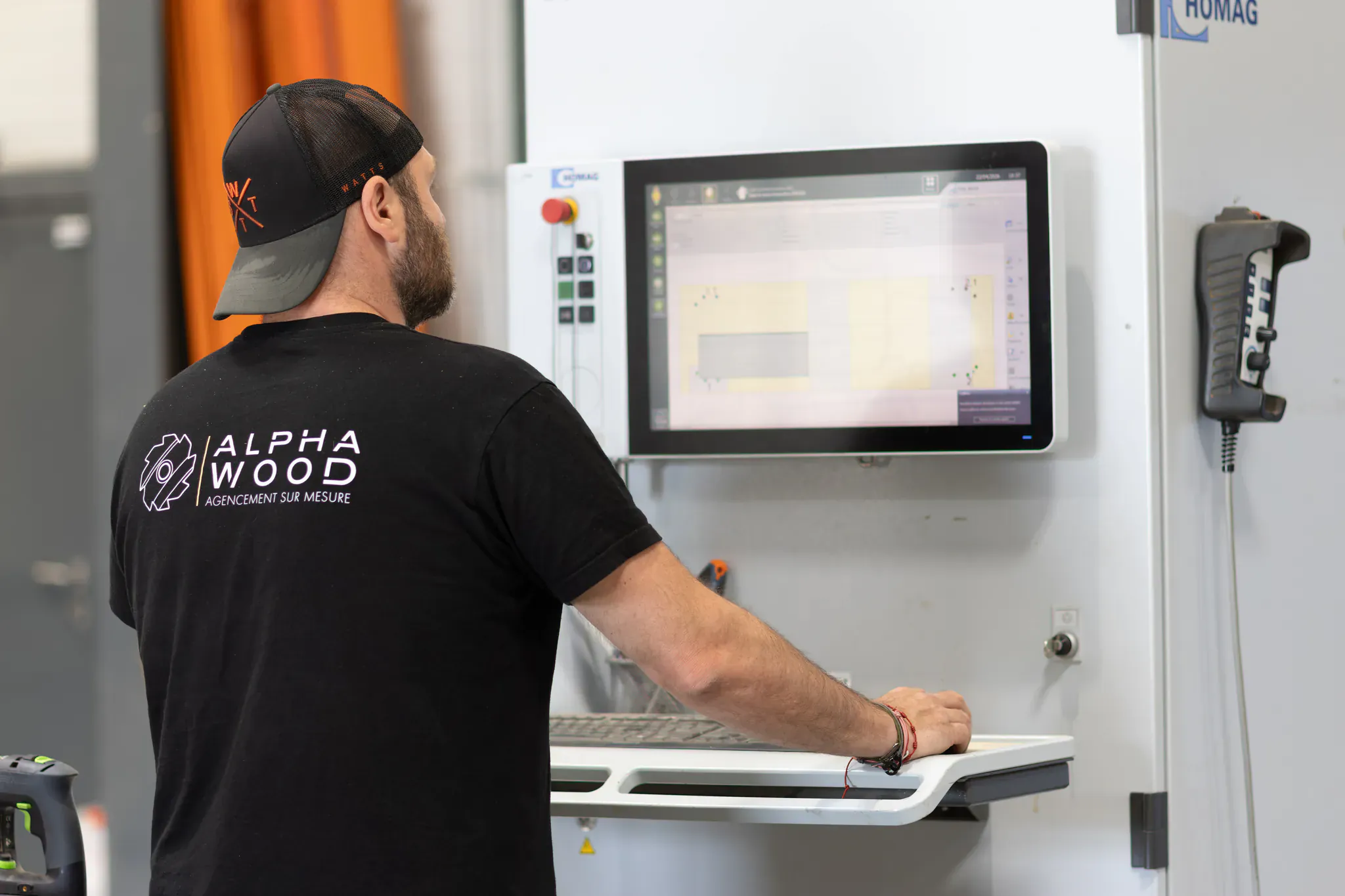 Atelier Alphawood, fabrication bois