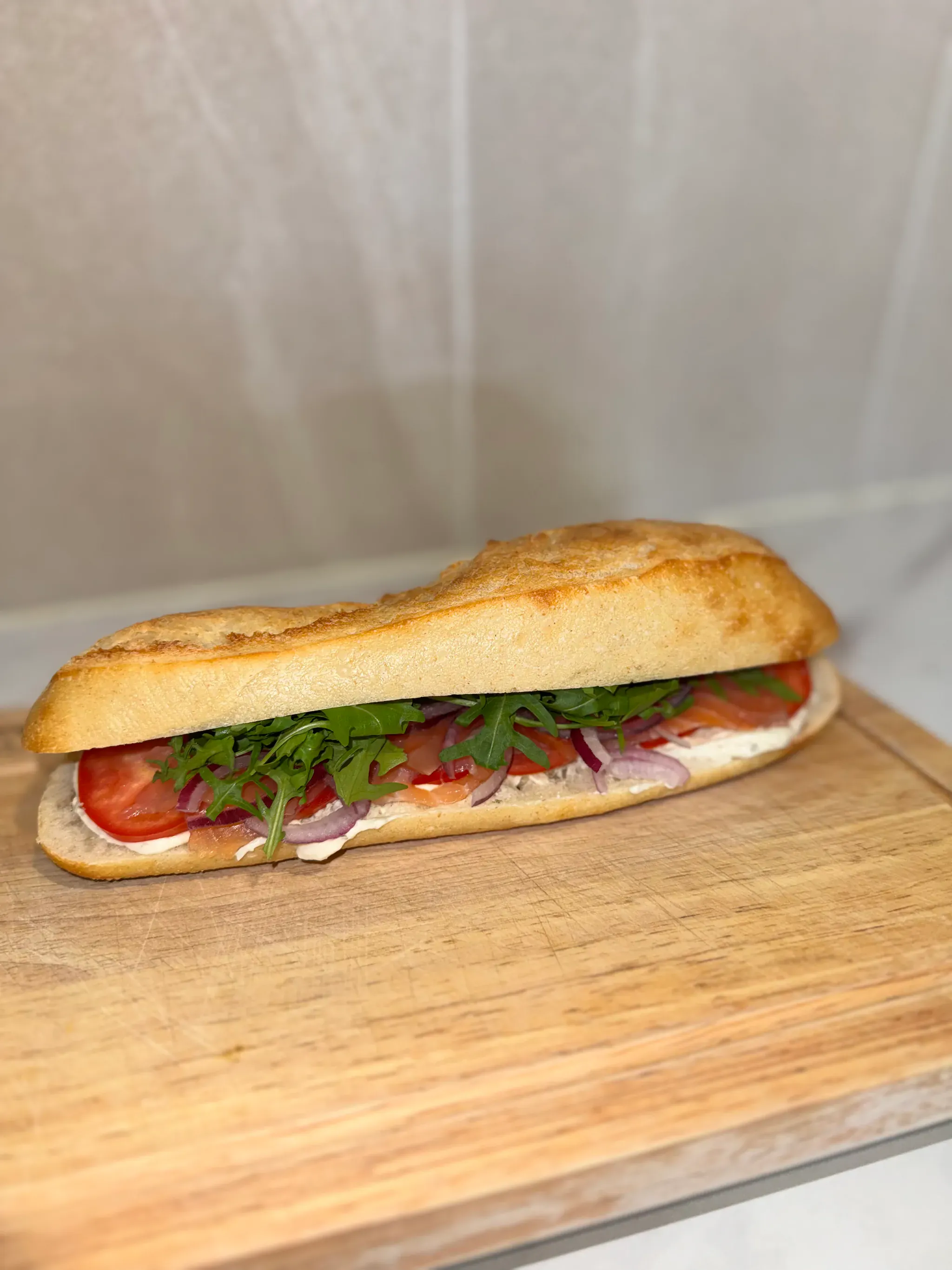 Panini Azzura au saumon fumé et crème boursin du food truck italien d'Aix-en-Provence