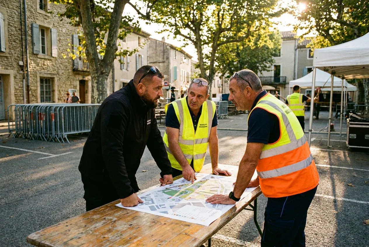 Repérage avec les services techniques : le dispositif se cale sur le plan de la commune, pas l'inverse.