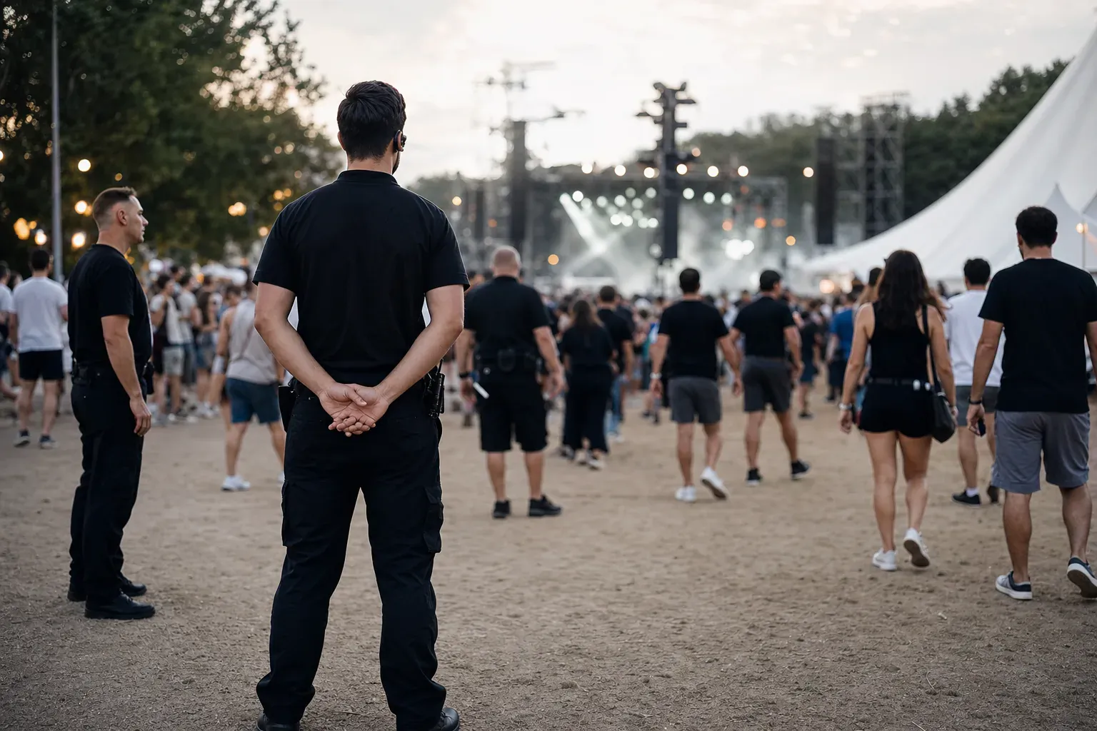 combien d'agents de sécurité pour un festival
