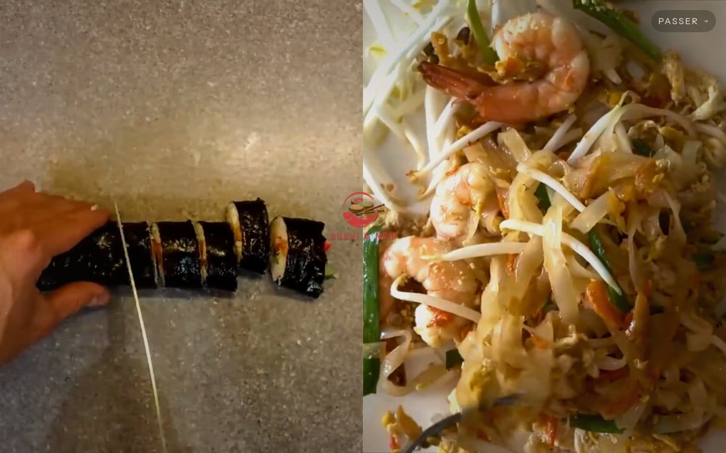 Site de Sushi Nem, réalisation Digiflow