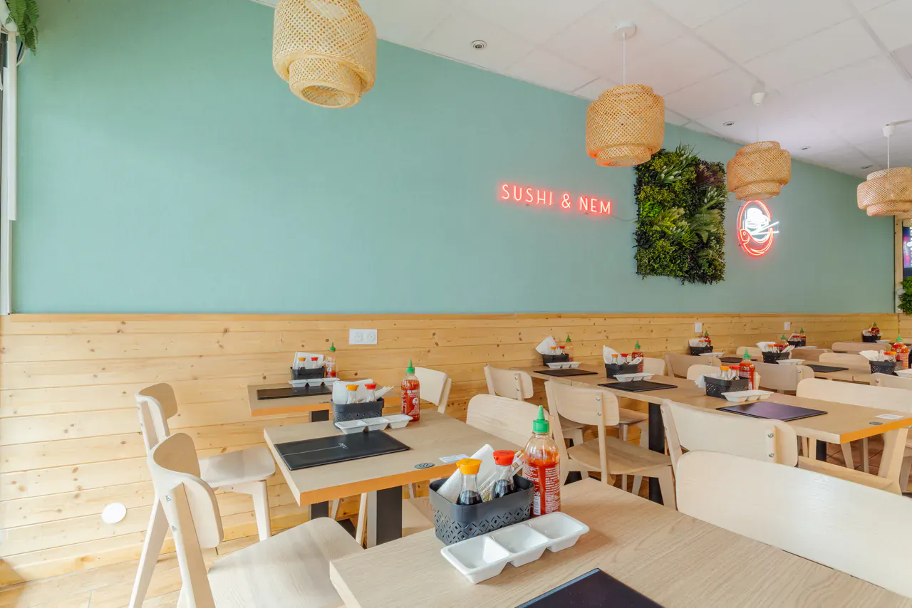 Intérieur du restaurant Sushi & Nem à Thonon - photo 3