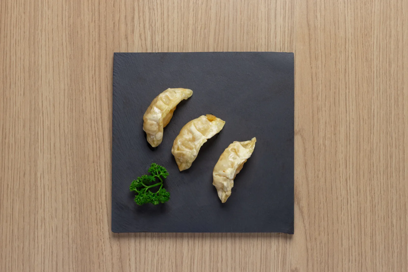 Apple gyozas