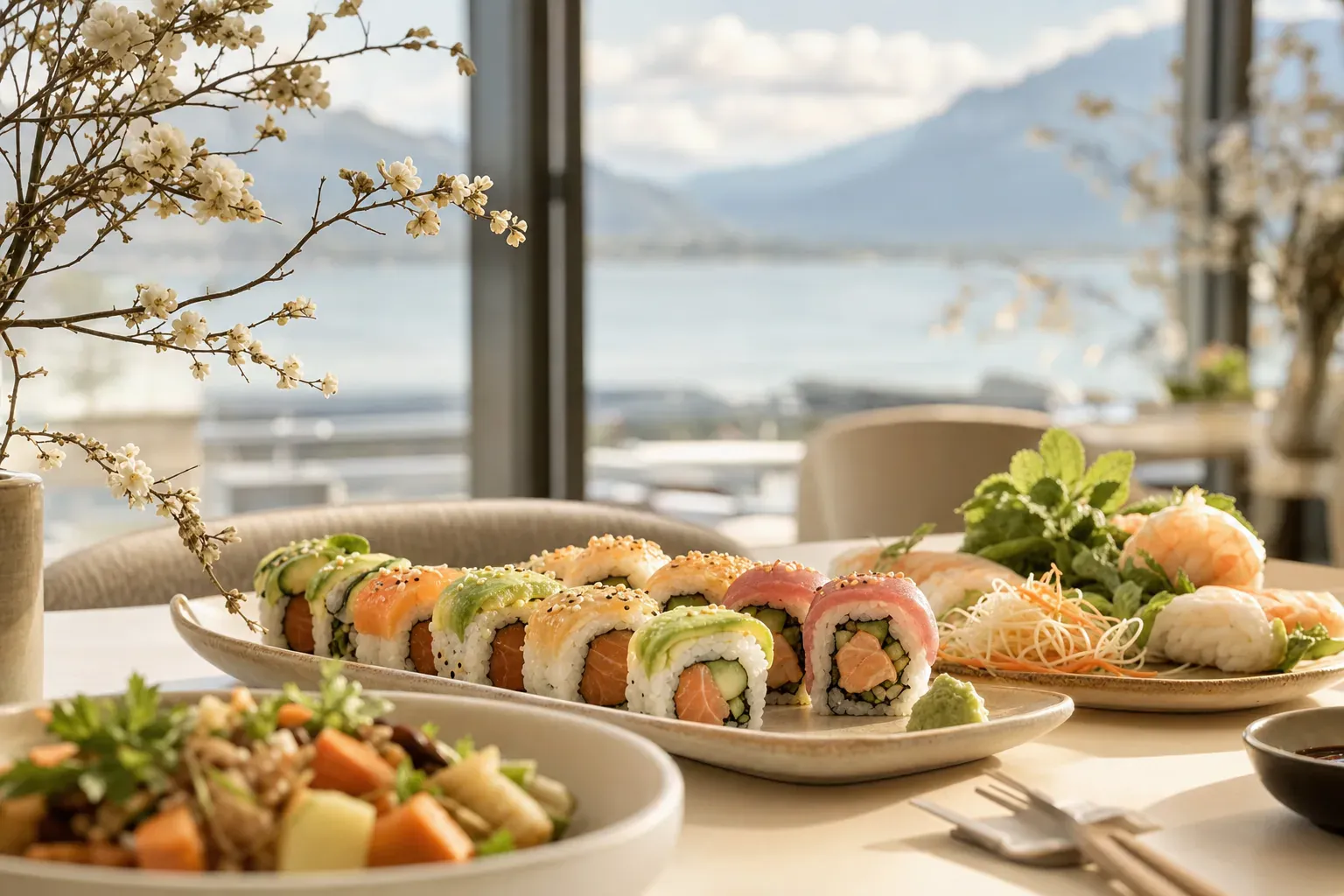 Editorial illustration: halal sushi, is fish the real issue compared with soy sauce, mirin and surimi