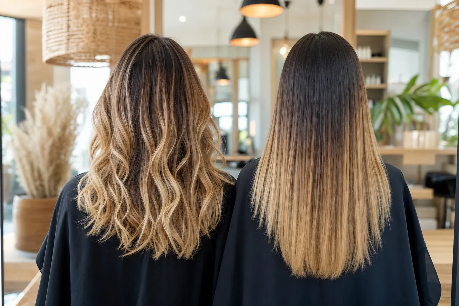 différence entre balayage et ombré hair