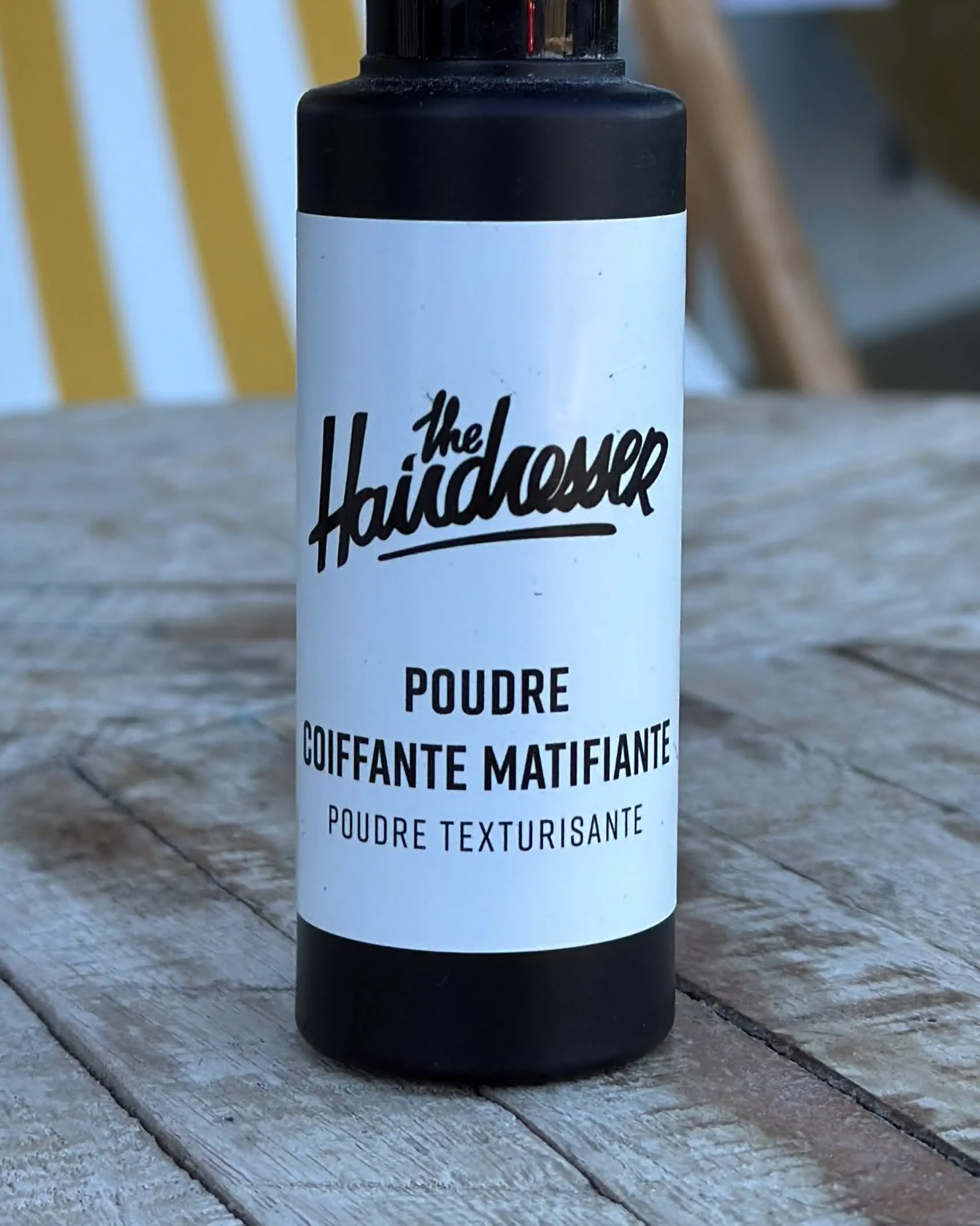 Flacon de poudre coiffante matifiante, gamme The Hairdresser