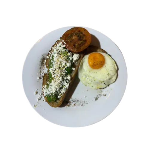 Avocado toast avec oeuf et feta chez Jim's Corner Paris