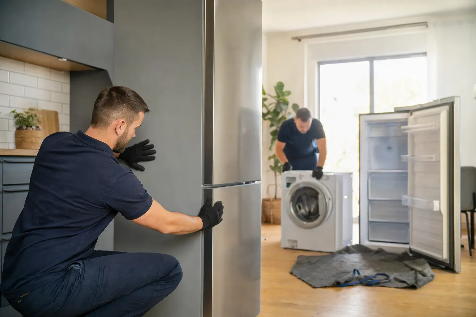 Déménager un réfrigérateur et son électroménager lourd sans casse ni panne