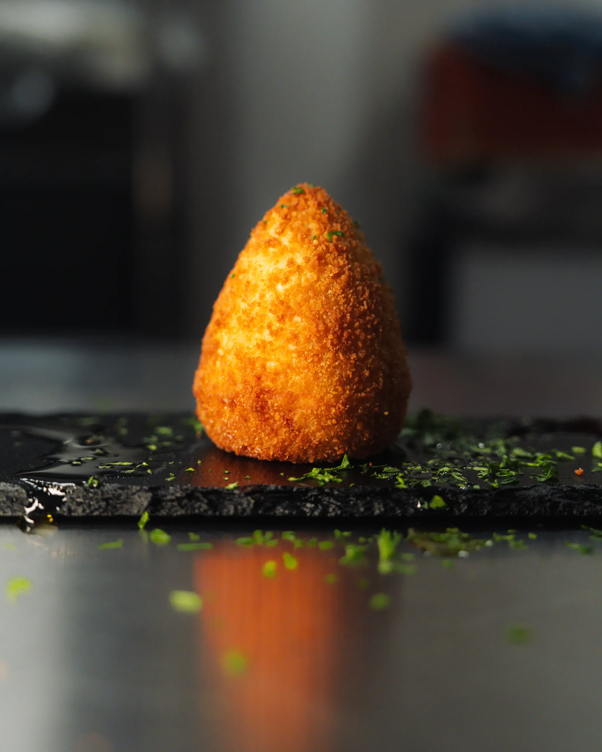 Arancini siciliens dorés et croustillants préparés par Pasta da Nonna Mia à Bouc-Bel-Air