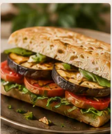 Sandwich légumes grillés