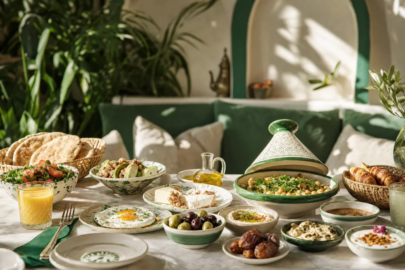 que manger lors d'un brunch oriental