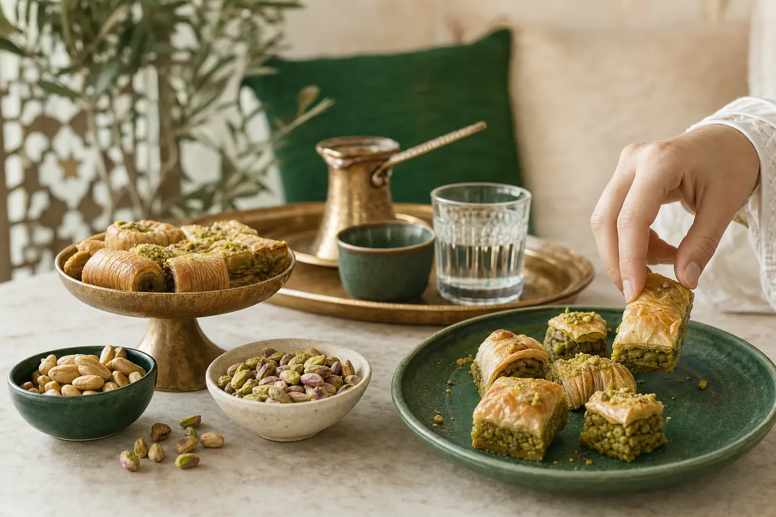 pourquoi une pâtisserie orientale moins sucrée