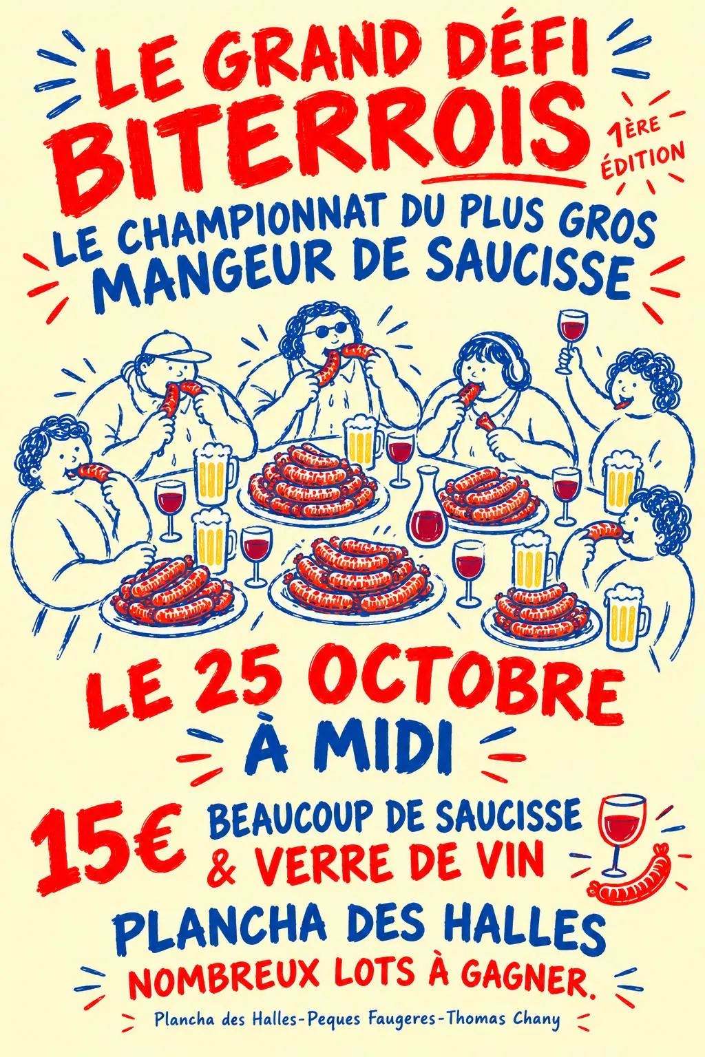 Affiche Le Grand Défi Biterrois — Samedi 25 octobre · midi