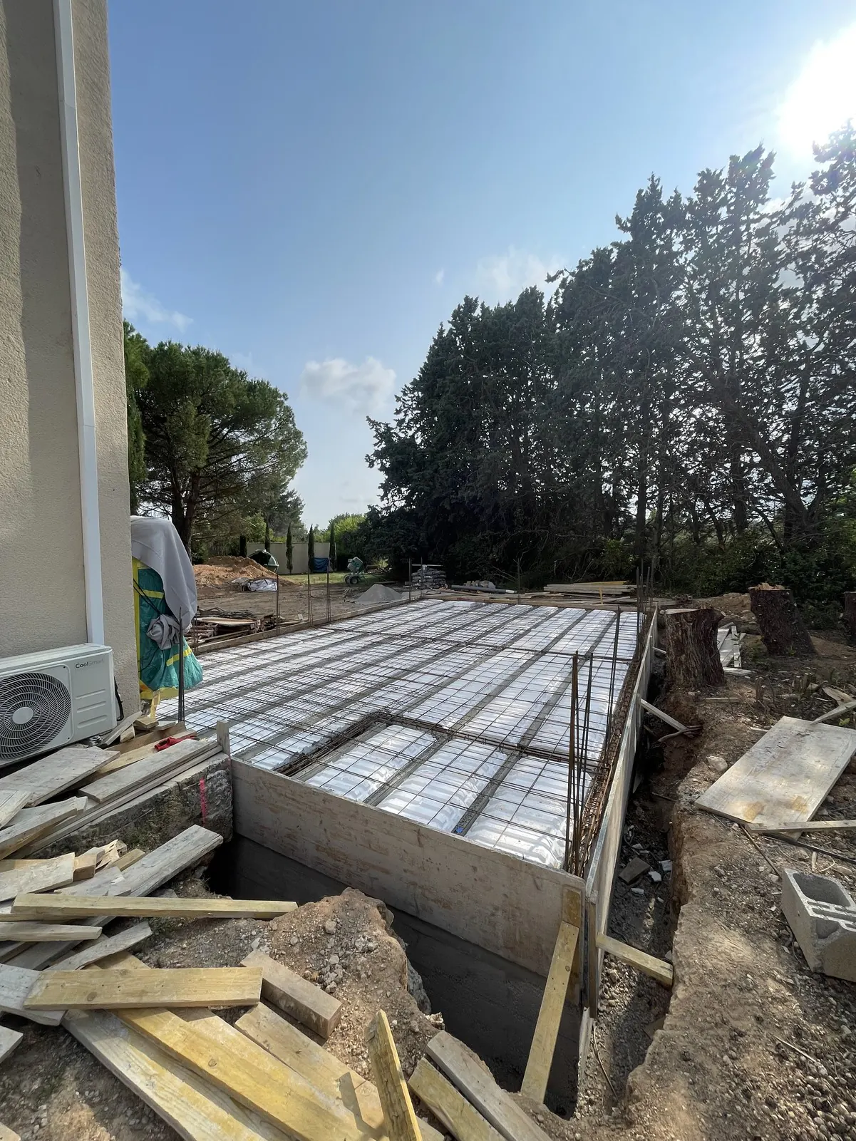 Plancher en poutrelles et hourdis