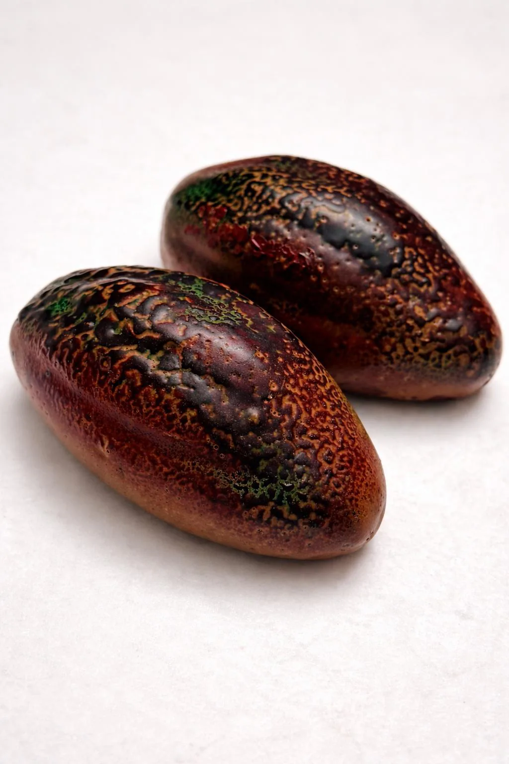 Création trompe-l'œil fève de cacao