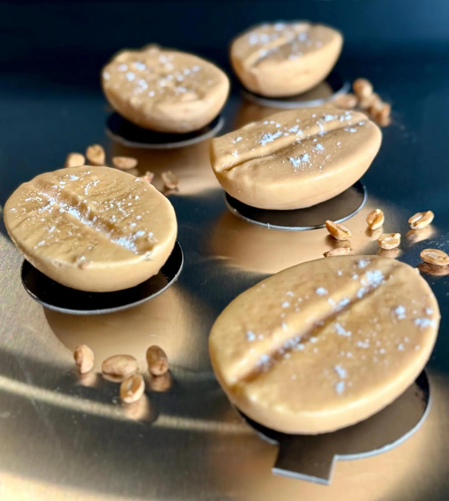 Création trompe-l'œil cacahuète à la fleur de sel
