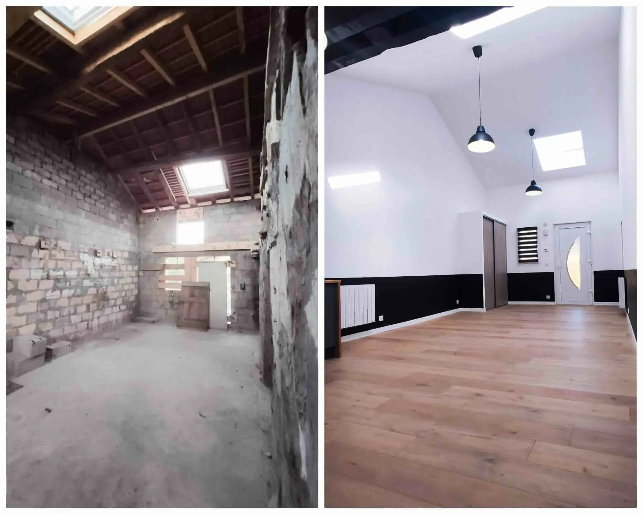 Transformation en loft 90 m²