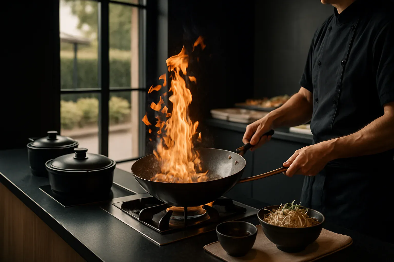 Illustration : le wok cuisiné minute, du bol au coup de feu