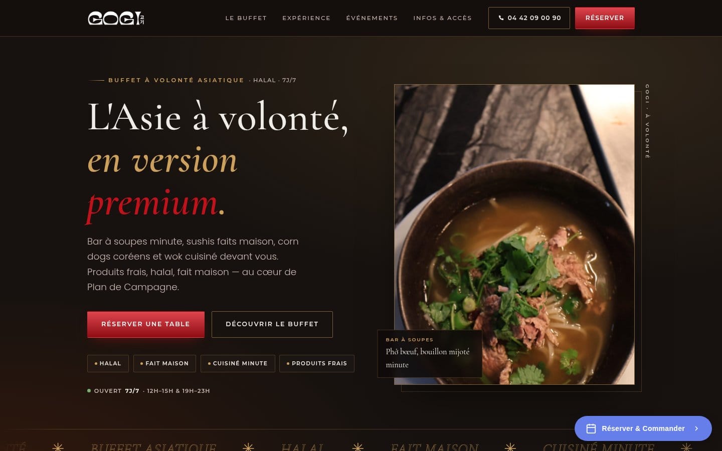 Site de Gogi, réalisation Digiflow