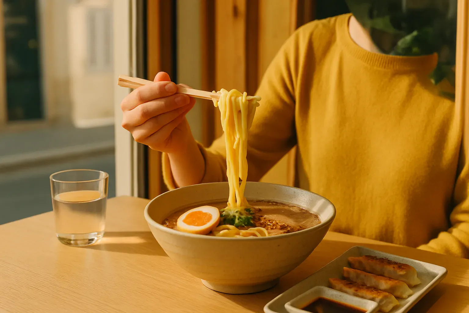 Comment manger un ramen