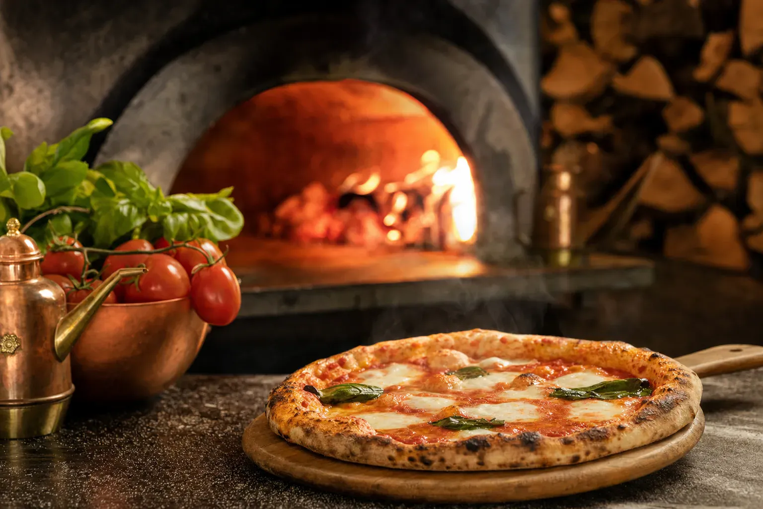 pourquoi la pizza au feu de bois est meilleure