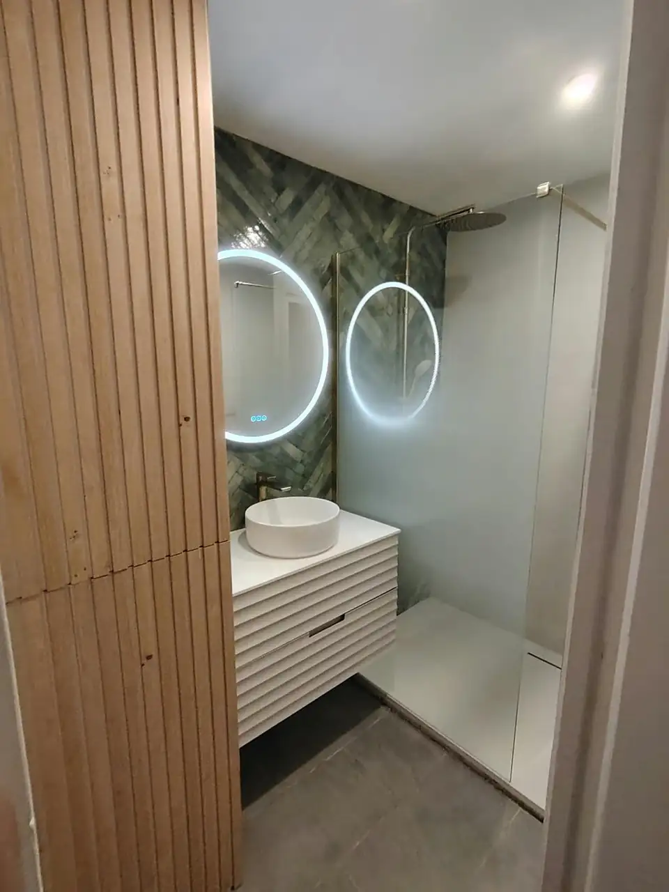 Salle de douche refaite chez un particulier