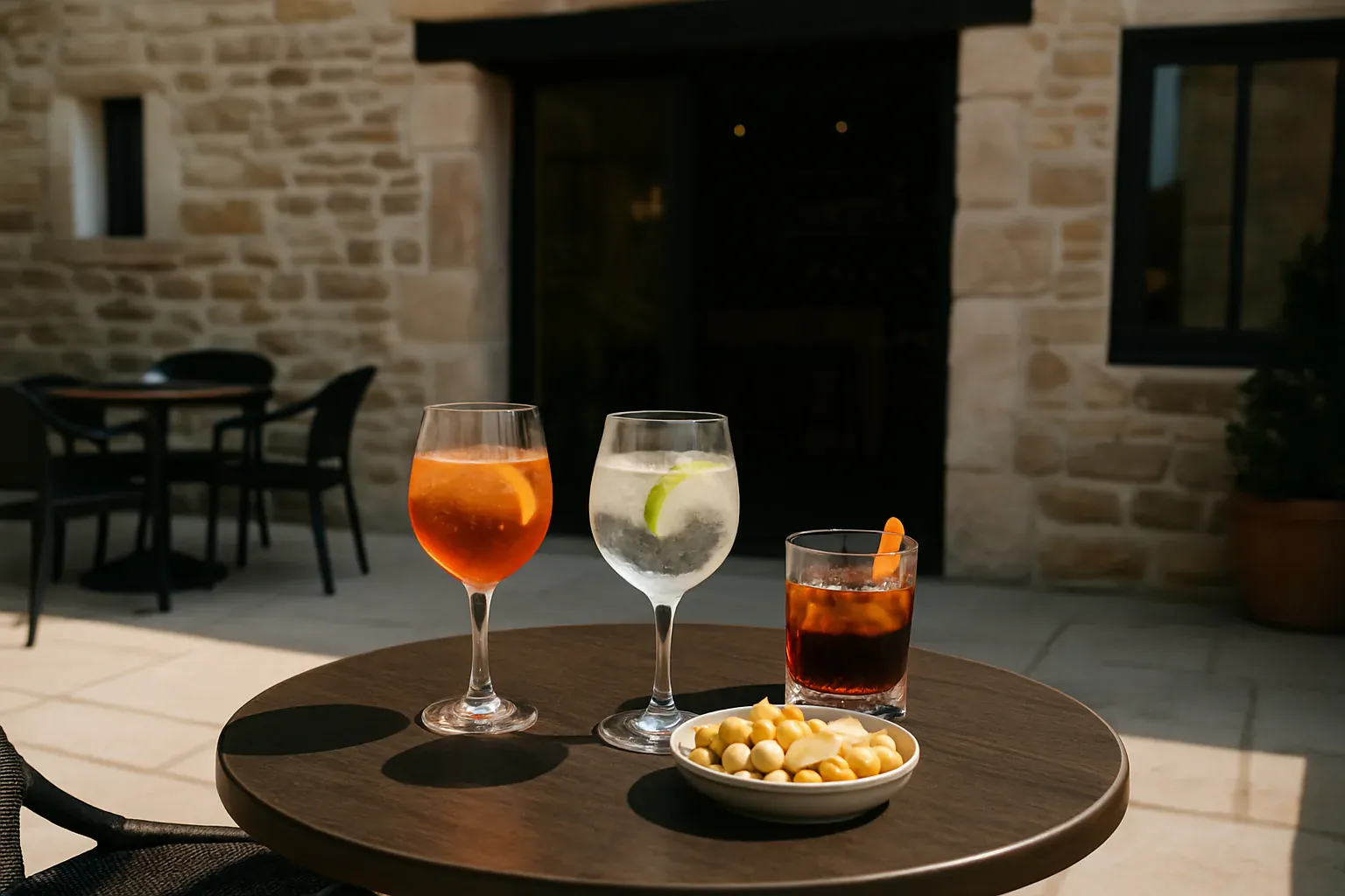 Bar à cocktails et apéritif à Saint-Martin-en-Haut : l'art de se retrouver autour d'un ver