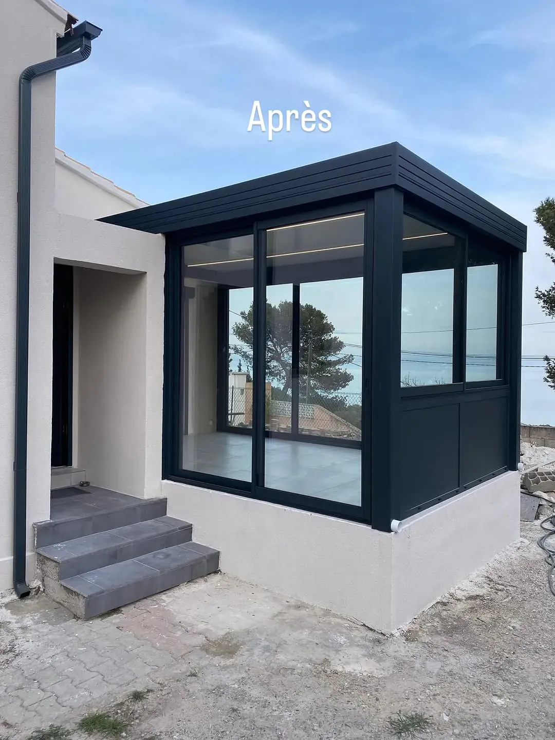 Après : Pose de fenêtres aluminium
