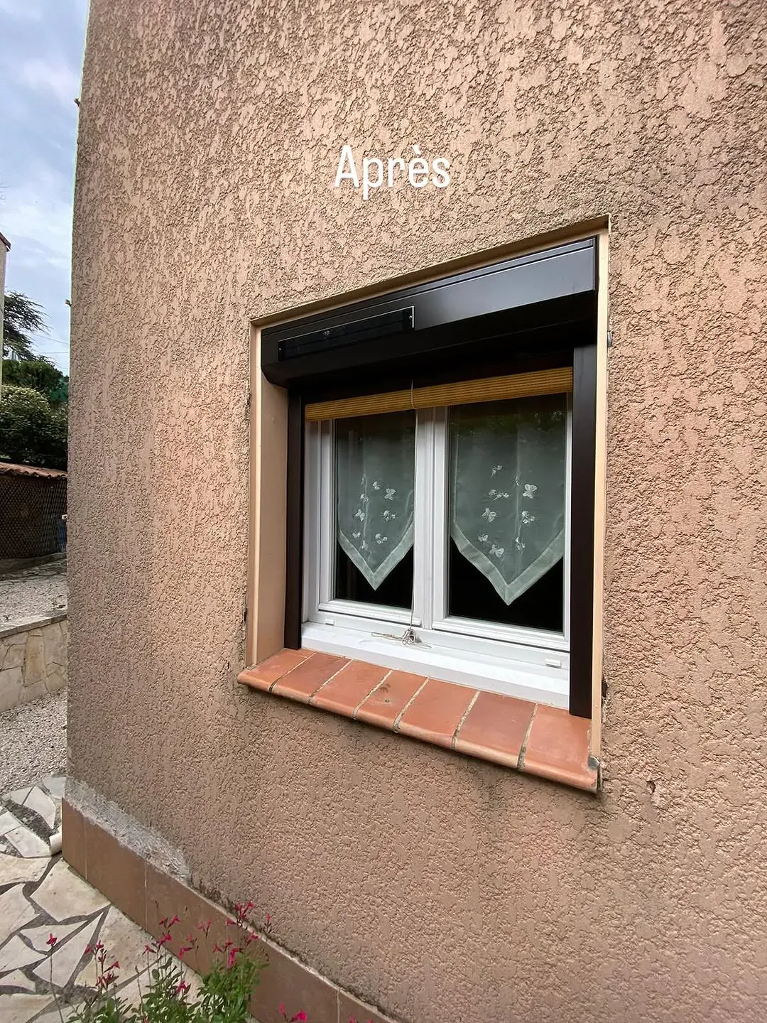 Après : Installation portail coulissant
